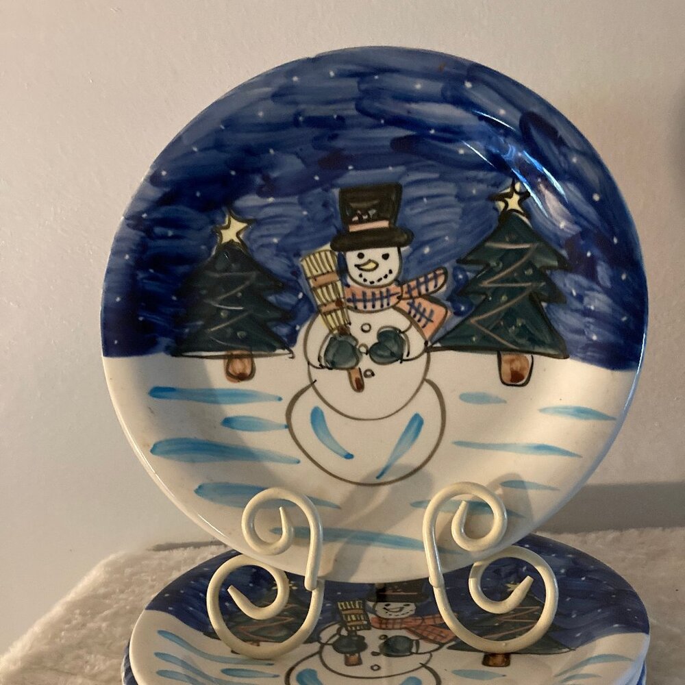 Tabletops Unlimited "Holiday Season" 10-1/2" Dinner Plates (4)